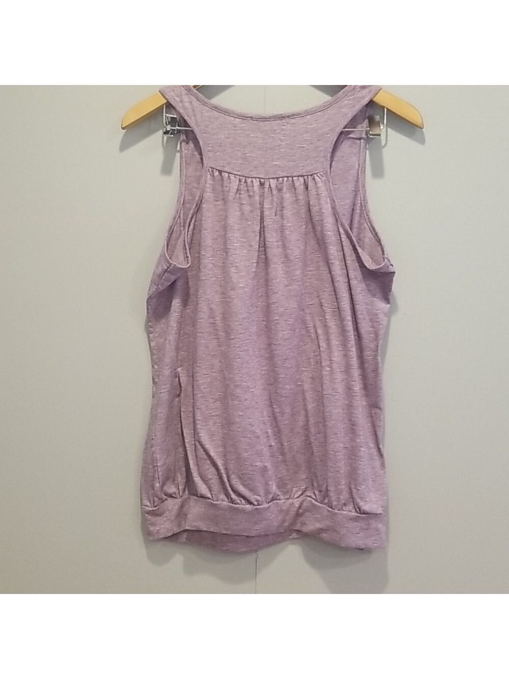 Miusey racer back tank top Sz L Purple - Picture 4 of 6